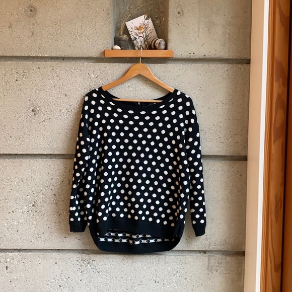 H&M Boxy Fit Polka Dot Sweater - Picture 3 of 10